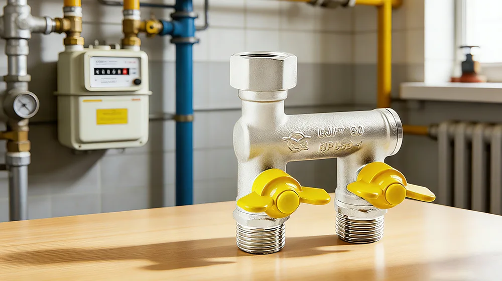 Die Anwendung und das Funktionsprinzip des Dreiwege-Gasventils.